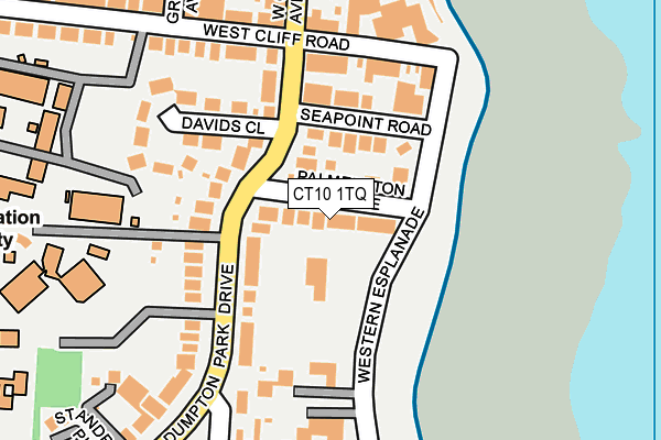 CT10 1TQ map - OS OpenMap – Local (Ordnance Survey)