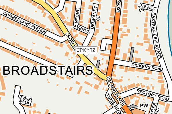 CT10 1TZ map - OS OpenMap – Local (Ordnance Survey)