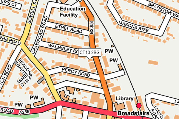 CT10 2BG map - OS OpenMap – Local (Ordnance Survey)