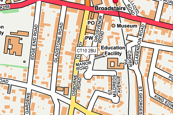 CT10 2BU map - OS OpenMap – Local (Ordnance Survey)