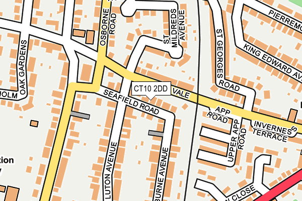 CT10 2DD map - OS OpenMap – Local (Ordnance Survey)