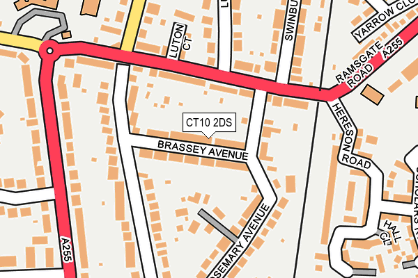 CT10 2DS map - OS OpenMap – Local (Ordnance Survey)