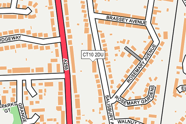 CT10 2DU map - OS OpenMap – Local (Ordnance Survey)