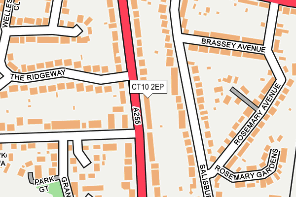 CT10 2EP map - OS OpenMap – Local (Ordnance Survey)