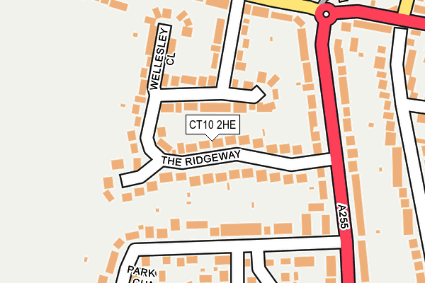 Map of CRUSTS BAKERY LTD at local scale