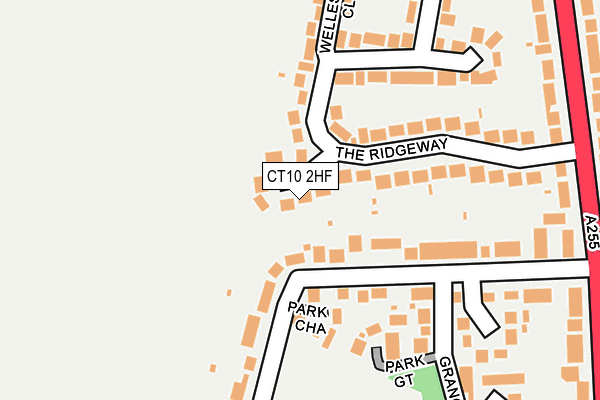 CT10 2HF map - OS OpenMap – Local (Ordnance Survey)