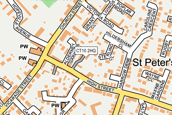 CT10 2HQ map - OS OpenMap – Local (Ordnance Survey)