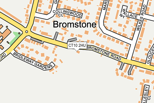 CT10 2HU map - OS OpenMap – Local (Ordnance Survey)