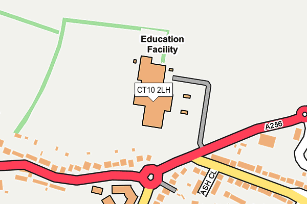 CT10 2LH map - OS OpenMap – Local (Ordnance Survey)