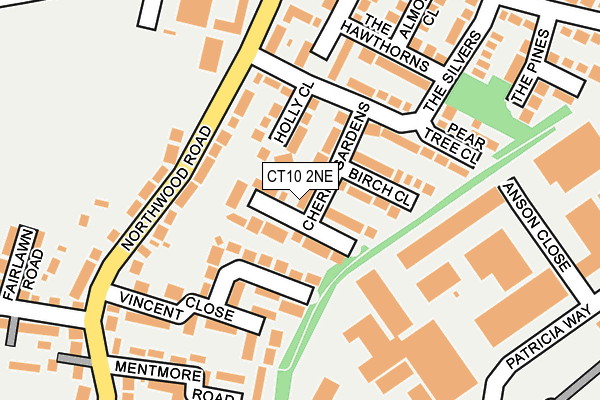 CT10 2NE map - OS OpenMap – Local (Ordnance Survey)