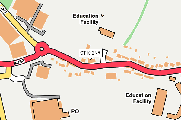 CT10 2NR map - OS OpenMap – Local (Ordnance Survey)