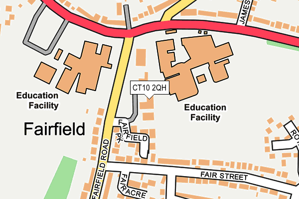 CT10 2QH map - OS OpenMap – Local (Ordnance Survey)