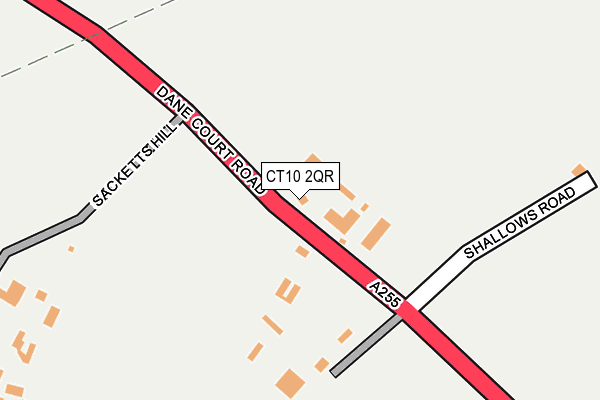 CT10 2QR map - OS OpenMap – Local (Ordnance Survey)