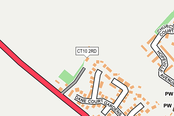 CT10 2RD map - OS OpenMap – Local (Ordnance Survey)