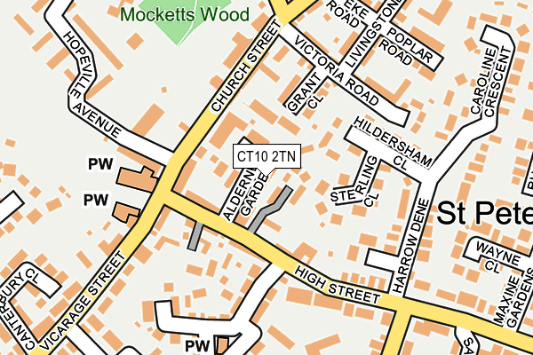 CT10 2TN map - OS OpenMap – Local (Ordnance Survey)