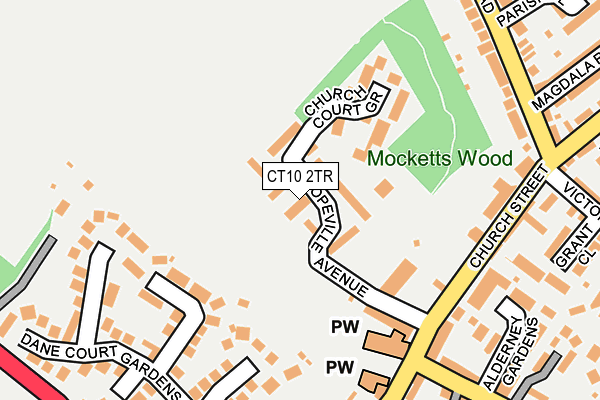 CT10 2TR map - OS OpenMap – Local (Ordnance Survey)