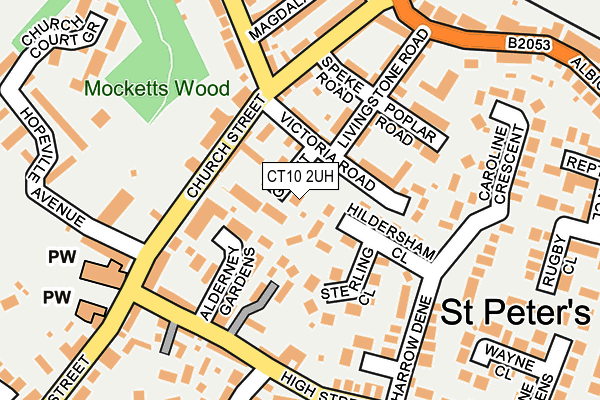 CT10 2UH map - OS OpenMap – Local (Ordnance Survey)