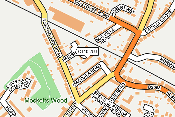 CT10 2UJ map - OS OpenMap – Local (Ordnance Survey)