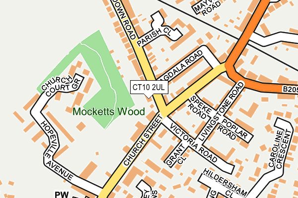 CT10 2UL map - OS OpenMap – Local (Ordnance Survey)