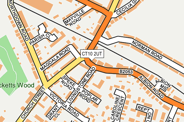 CT10 2UT map - OS OpenMap – Local (Ordnance Survey)