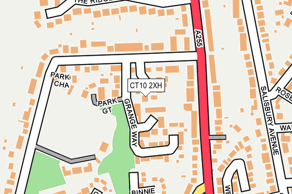 CT10 2XH map - OS OpenMap – Local (Ordnance Survey)