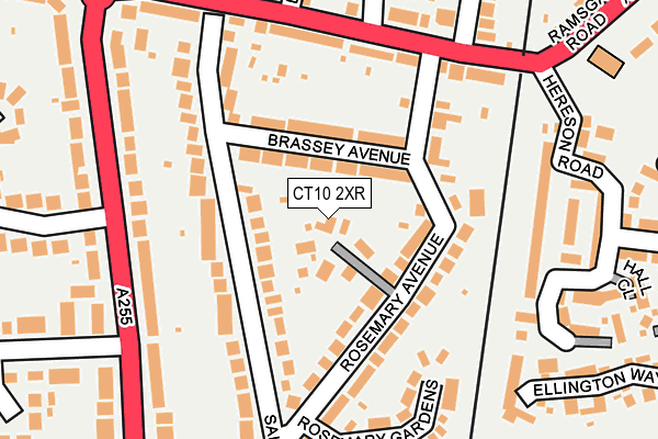 CT10 2XR map - OS OpenMap – Local (Ordnance Survey)