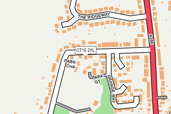 CT10 2YL map - OS OpenMap – Local (Ordnance Survey)