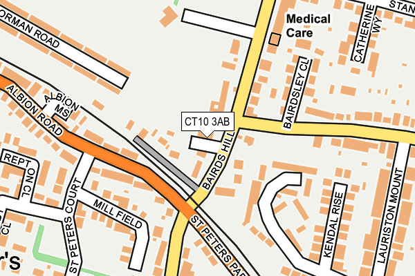 CT10 3AB map - OS OpenMap – Local (Ordnance Survey)