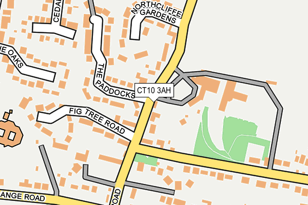 CT10 3AH map - OS OpenMap – Local (Ordnance Survey)