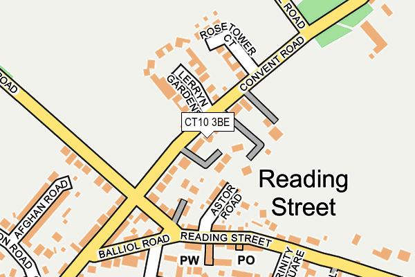 CT10 3BE map - OS OpenMap – Local (Ordnance Survey)