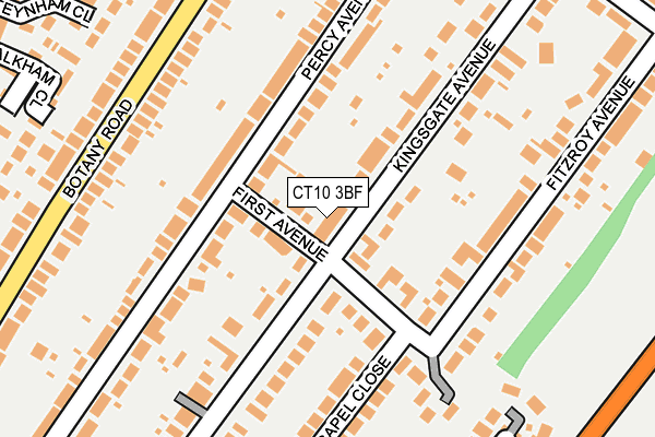 CT10 3BF map - OS OpenMap – Local (Ordnance Survey)