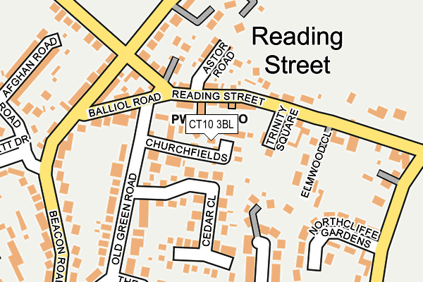 CT10 3BL map - OS OpenMap – Local (Ordnance Survey)