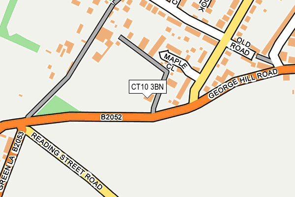 CT10 3BN map - OS OpenMap – Local (Ordnance Survey)