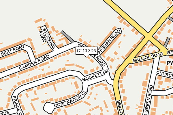 CT10 3DN map - OS OpenMap – Local (Ordnance Survey)