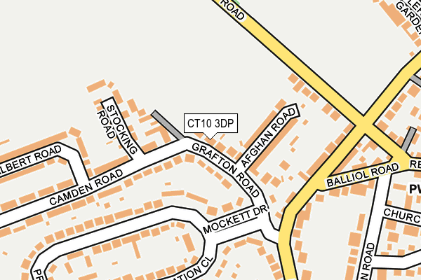 CT10 3DP map - OS OpenMap – Local (Ordnance Survey)