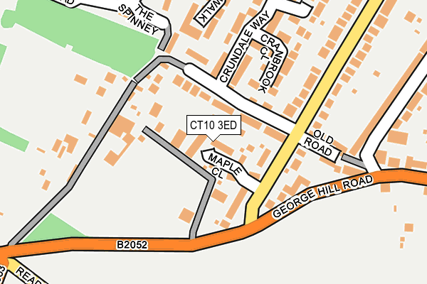 CT10 3ED map - OS OpenMap – Local (Ordnance Survey)