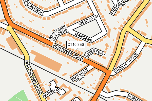 CT10 3ES map - OS OpenMap – Local (Ordnance Survey)