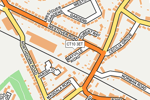 CT10 3ET map - OS OpenMap – Local (Ordnance Survey)