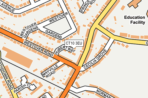CT10 3EU map - OS OpenMap – Local (Ordnance Survey)