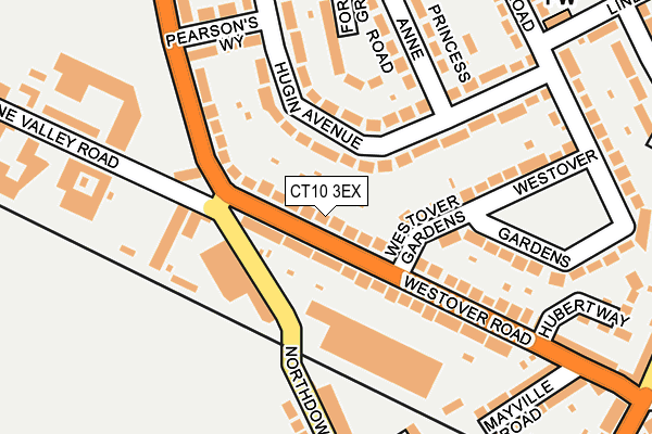 CT10 3EX map - OS OpenMap – Local (Ordnance Survey)