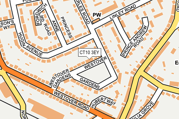 CT10 3EY map - OS OpenMap – Local (Ordnance Survey)