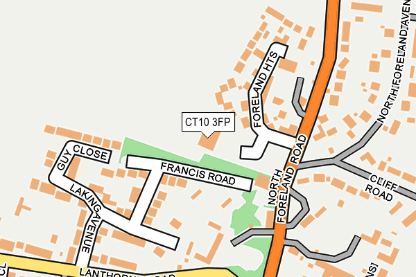 CT10 3FP map - OS OpenMap – Local (Ordnance Survey)
