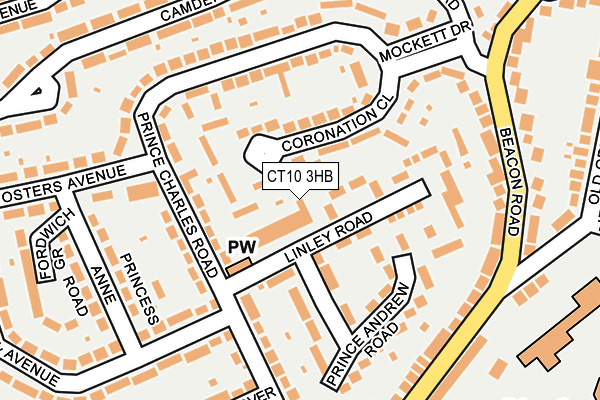 CT10 3HB map - OS OpenMap – Local (Ordnance Survey)