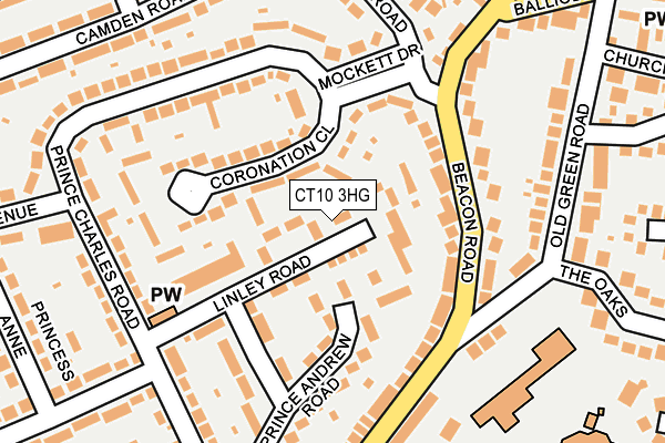 CT10 3HG map - OS OpenMap – Local (Ordnance Survey)