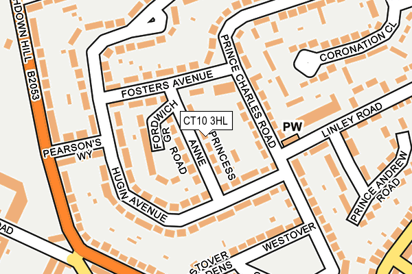 CT10 3HL map - OS OpenMap – Local (Ordnance Survey)