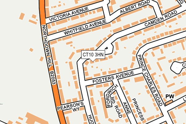 CT10 3HN map - OS OpenMap – Local (Ordnance Survey)