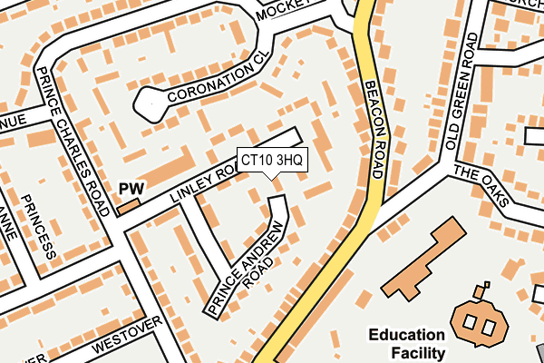 CT10 3HQ map - OS OpenMap – Local (Ordnance Survey)