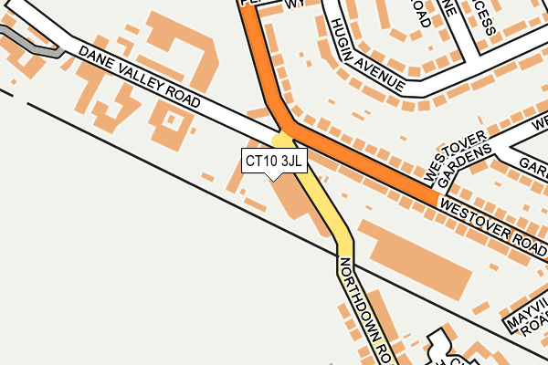 CT10 3JL map - OS OpenMap – Local (Ordnance Survey)