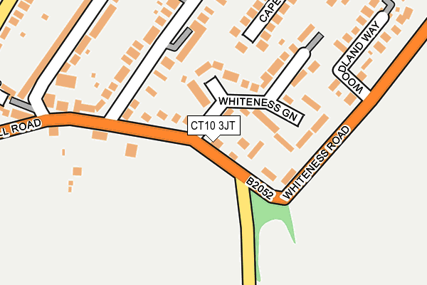 CT10 3JT map - OS OpenMap – Local (Ordnance Survey)