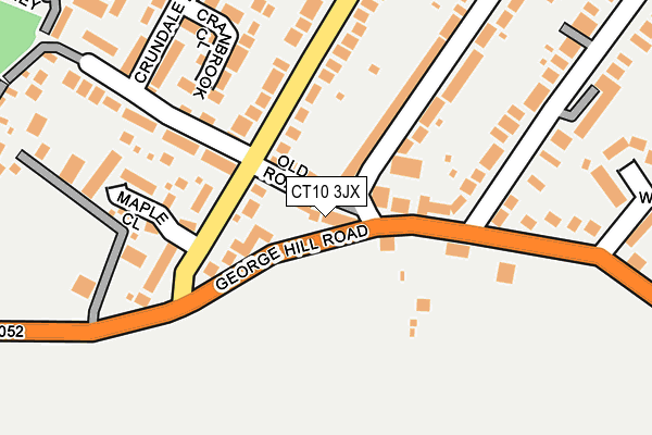CT10 3JX map - OS OpenMap – Local (Ordnance Survey)